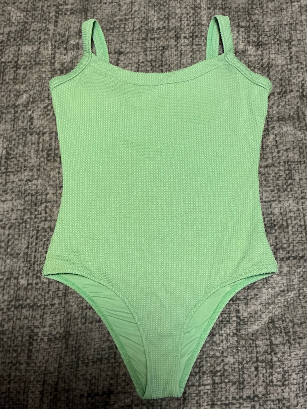 Mint Condition 🌿 Aerie One-Piece Cheeky Swimsuit | Ribbed Texture | Size M Long